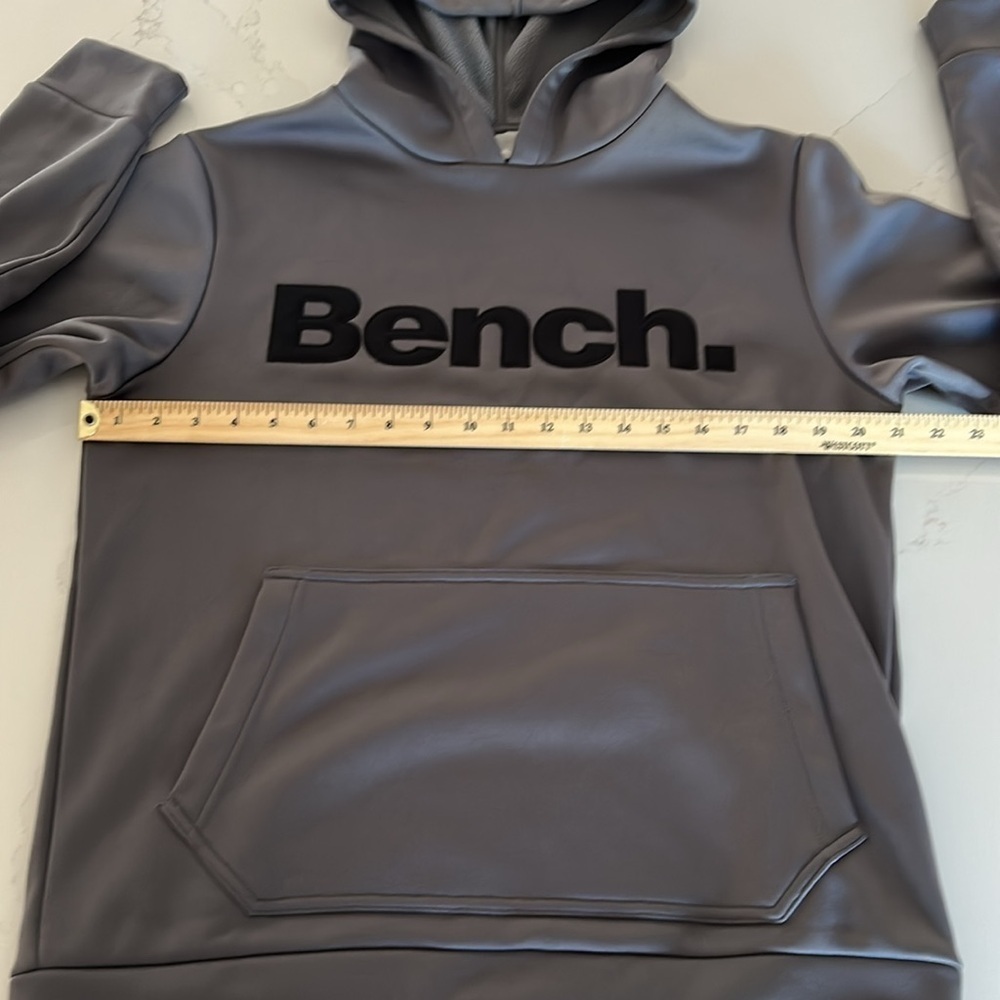 Bench Gray Charcoal Hoodie Size Medium - Picture 2 of 6